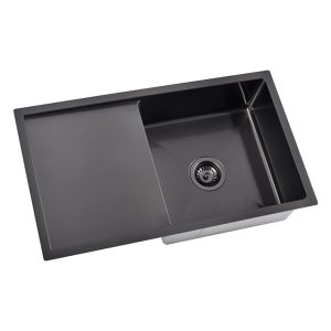 NANO BLK S/S LARGE SQUARE SINK