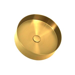 NANO GOLD S/S CYLINDRICAL SINK